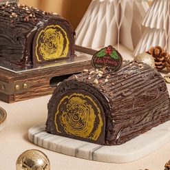 Royal Chocolate Log Cake